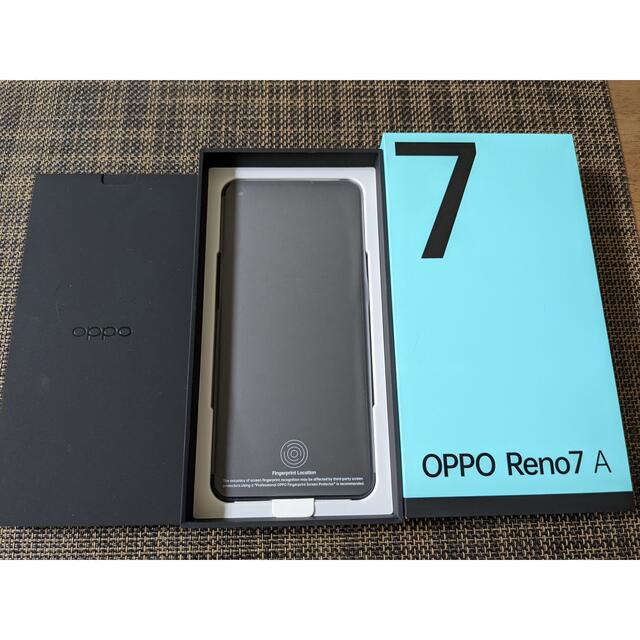 【特価】【新品未使用】OPPO Reno7 A OPG04 スターリーブラック 1