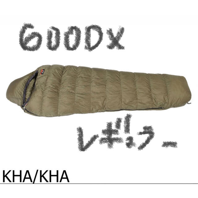 ナンガ NANGAシュラフ 600DX レギュラー イベント限定 カーキ 魅了