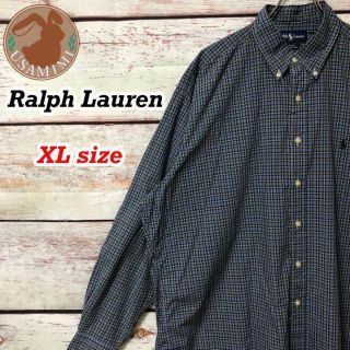 ラルフローレン(Ralph Lauren)の【美品】90s ラルフローレン BDシャツ タータンチェック ゆるだぼ XL(シャツ)