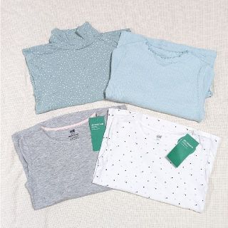 エイチアンドエム(H&M)のロンT　4枚セット(Tシャツ/カットソー)