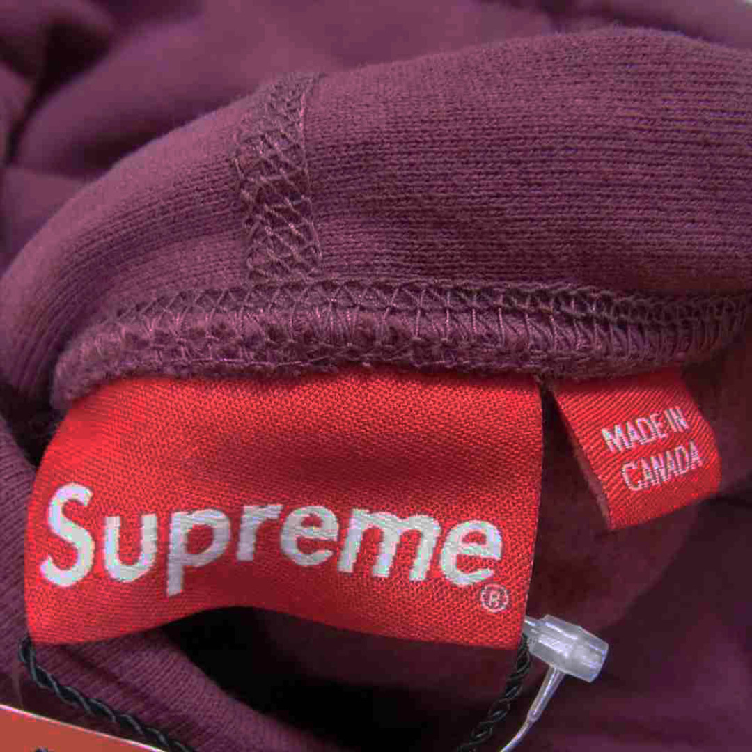 Supreme シュプリーム パーカー 21AW Box Logo Hooded Sweatshirt Plum ディープレッドパープル系 L【極上美品】