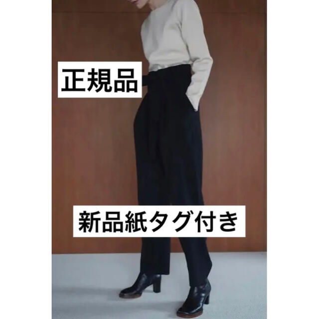 CLANE(クラネ)のクラネ正規品！新品紙タグ付き★BELT TUCK TAPERED PANTS レディースのパンツ(カジュアルパンツ)の商品写真