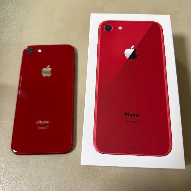 iPhone8 RED 64GB SIMフリー