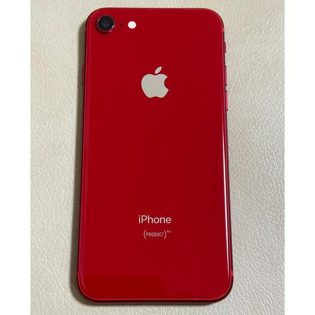 SIMフリー iPhone8 64GB レッド 美品