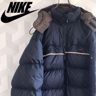 NIKE　OLD　バイカラー　ダウンジャケット　ダウン60％　フェザー40％