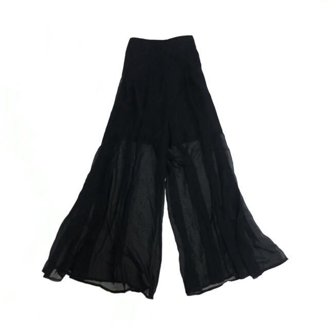 Ameri VINTAGE(アメリヴィンテージ)の80s SEE THROUGH CHIFFON FLARE LONG PANTS レディースのパンツ(バギーパンツ)の商品写真