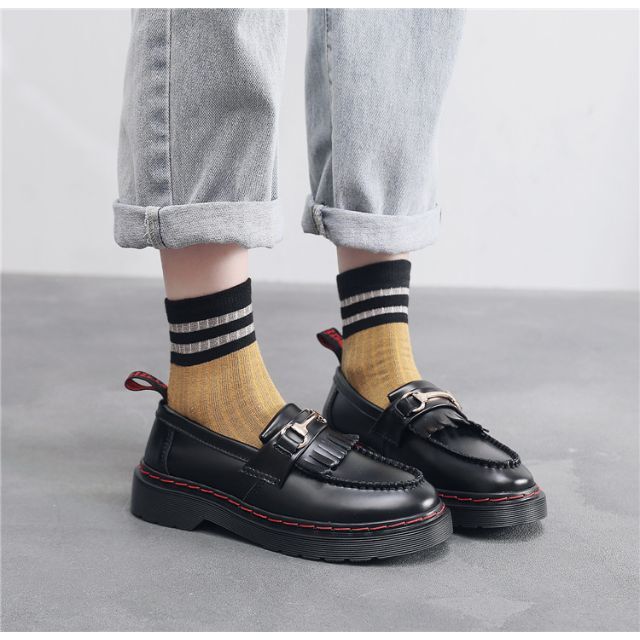 値引 Dr. Martens ローファーUK3=23cm フリンジ ADRIAN ローファー+ クーポンGET ビットフリンジローファー スェード 27 ドクターマーチンDr.Martens モカシン