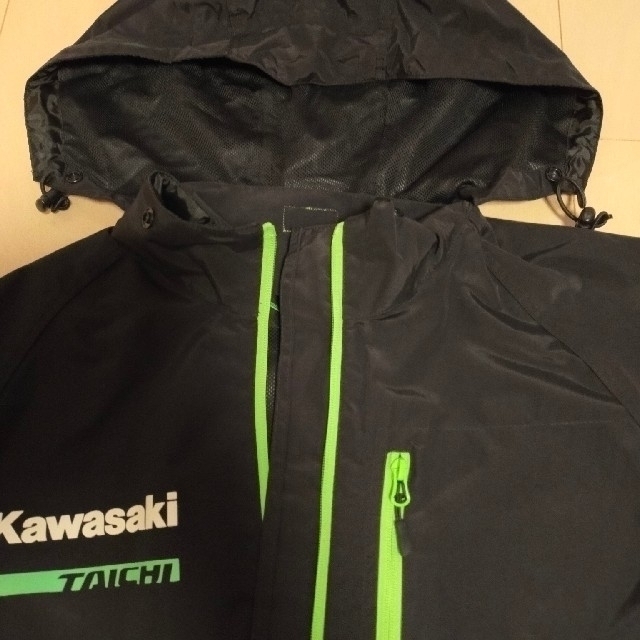 カワサキ(カワサキ)のKAWASAKI  TAICHI タイチ メッシュ ウインドブレーカー　サイズＬ メンズのジャケット/アウター(ナイロンジャケット)の商品写真