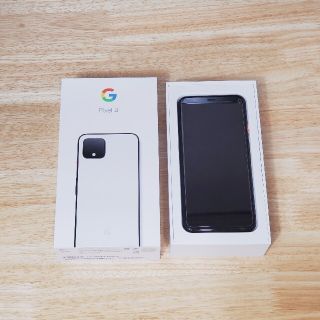 【美品】Googl Pixel 4 64GB SIMロック解除済(スマートフォン本体)