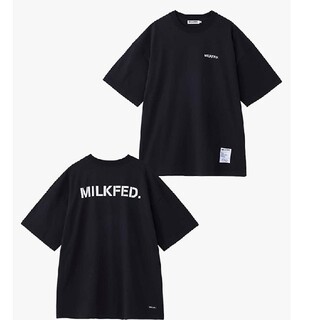 ミルクフェド(MILKFED.)のMILKFED.　ミルクフェド　Tシャツ　ブラック(Tシャツ(半袖/袖なし))