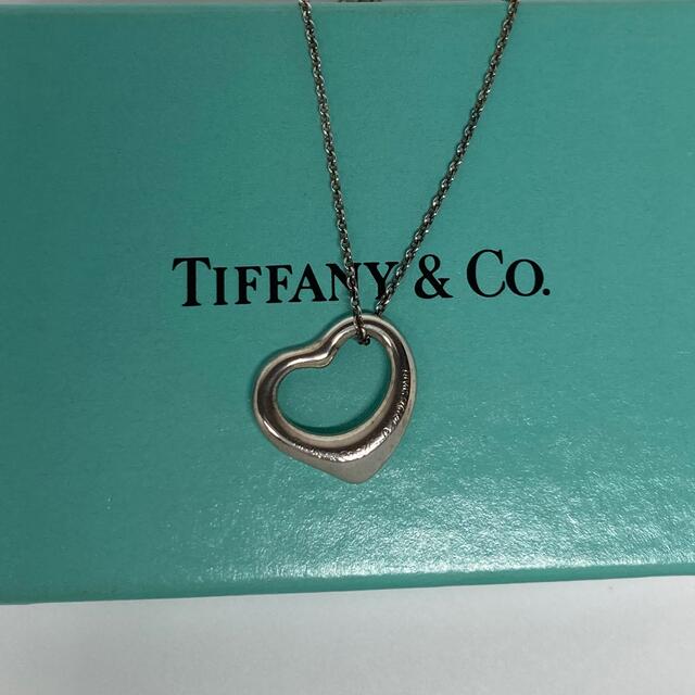 Tiffany & Co.(ティファニー)のTiffany＆Co. ティファニー　オープンハート ネックレス シルバー925 レディースのアクセサリー(ネックレス)の商品写真