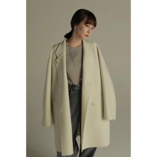 louren doubleface wool over coatの通販 by モモ's shop|ラクマ