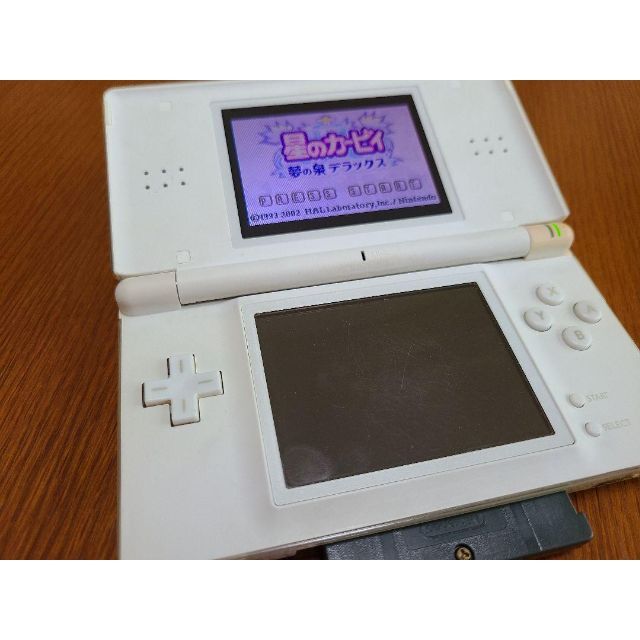 Nintendo DS Lite クリスタルホワイト【動作品】訳あり 説明文参照