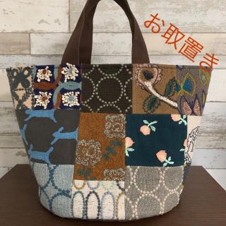 ミナペルホネン(mina perhonen)の☆専用♡ミナペルホネン ハンドメイド　バケツバッグ　yula・yume Lサイズ(バッグ)