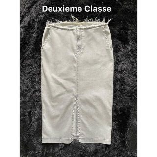 ドゥーズィエムクラス(DEUXIEME CLASSE)のDeuxieme Classe カットオフデニムスカート ドゥージーエムクラス(ひざ丈スカート)