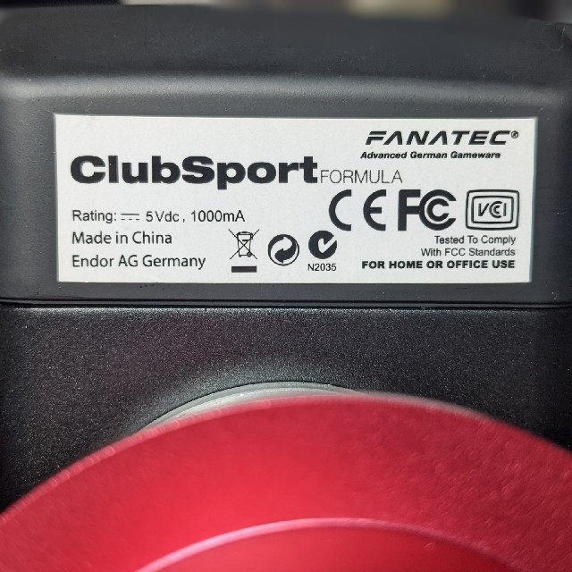 Fanatec ClubSport Steering Wheel Formula エンタメ/ホビーのゲームソフト/ゲーム機本体(その他)の商品写真
