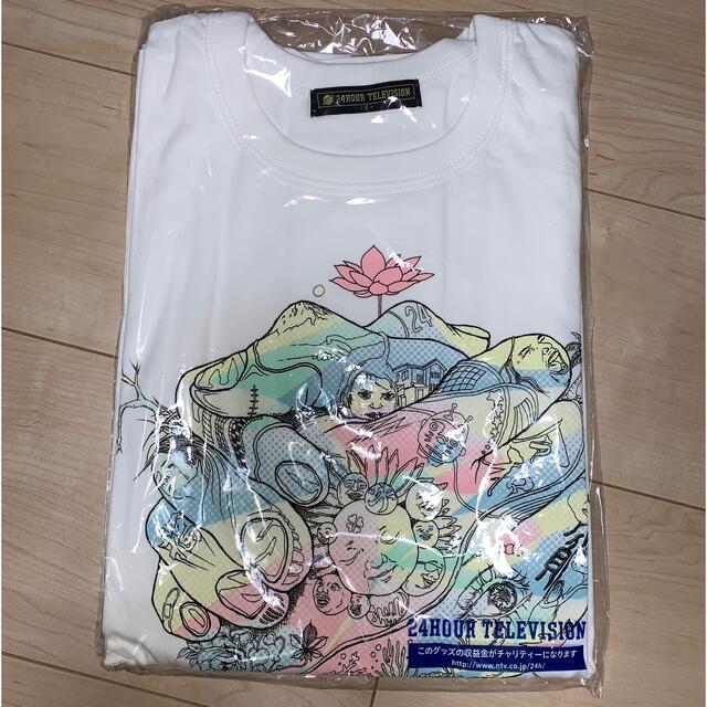 嵐(アラシ)の24時間テレビ#42 チャリTシャツ（白）Sサイズ レディースのトップス(Tシャツ(半袖/袖なし))の商品写真