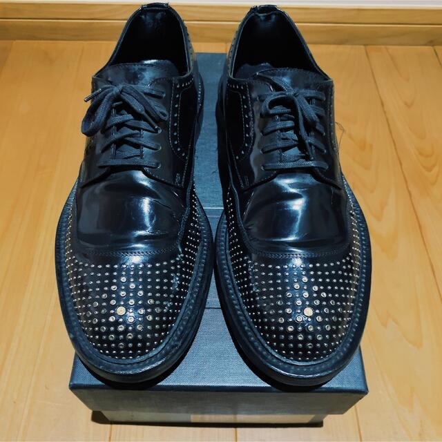 Saint Laurent(サンローラン)の【セール中】saint laurent 13aw スタッズシューズ 41 メンズの靴/シューズ(ドレス/ビジネス)の商品写真