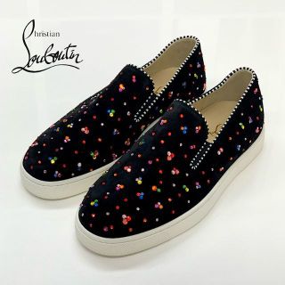 ルブタン(Christian Louboutin) スワロフスキー スニーカー(レディース