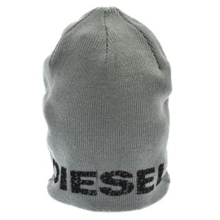 ディーゼル(DIESEL)のDIESEL ディーゼル SENECA B SERVICE CAP フロッキーロゴプリントニットビーニー ニット帽 ニットキャップ(ニット帽/ビーニー)