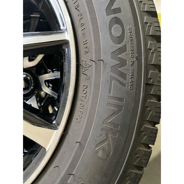 195/65R15 スタッドレス 4本セット ホイール付 ナット付 6