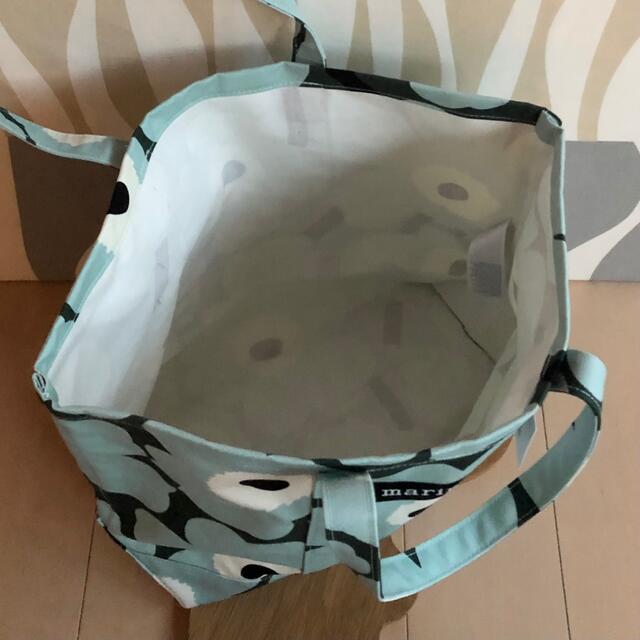 marimekko(マリメッコ)の新品 marimekko PERUSKASSI ウニッコ トートバッグ グリーン レディースのバッグ(トートバッグ)の商品写真