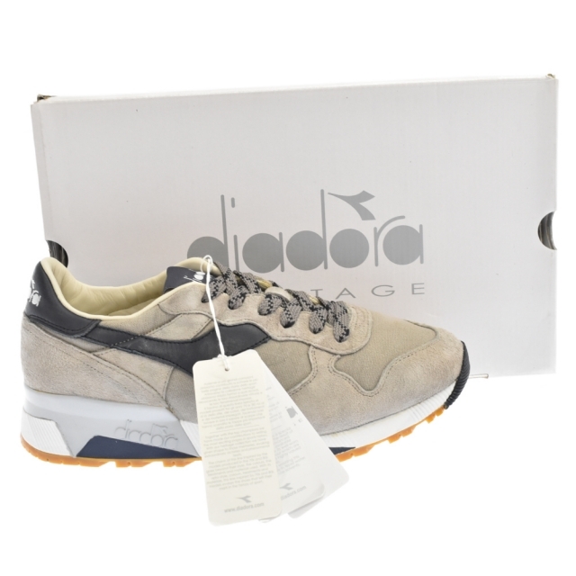 DIADORA(ディアドラ)のdiadora ディアドラ HERITAGE TRIDENT 90 C SW ヘリテージ トライデント 切替 スウェード ローカット スニーカー グレー メンズの靴/シューズ(スニーカー)の商品写真