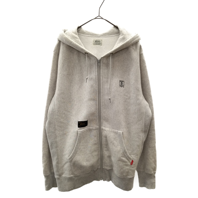 WTAPS ダブルタップス 16AW HELLWEEK ZIP UP ジップアップ フーディ パーカー グレー 162ATDT-CSM14