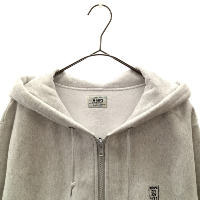 W)taps(ダブルタップス)のWTAPS ダブルタップス 16AW HELLWEEK ZIP UP ジップアップ フーディ パーカー グレー 162ATDT-CSM14 メンズのトップス(パーカー)の商品写真