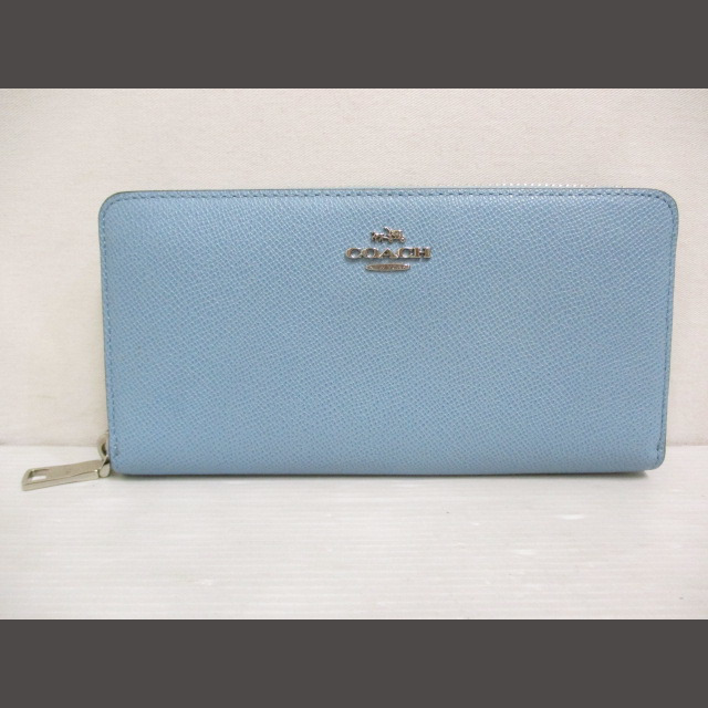 COACH - コーチ COACH 52372 レザー ラウンド ファスナー 長財布