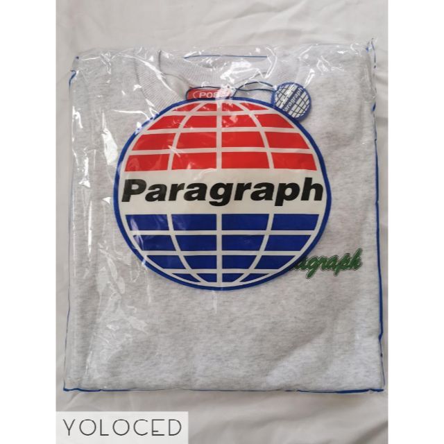 PARAGRAPH オールランダムロゴ スウェット 黒 ブラック