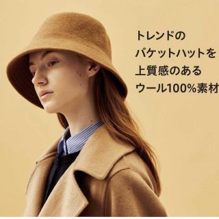 ユニクロ(UNIQLO)のバケットハット　ウール(ハット)