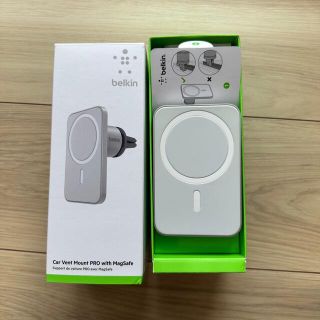 アイフォーン(iPhone)のbelkin MagSafe カーマウント中古品(車内アクセサリ)