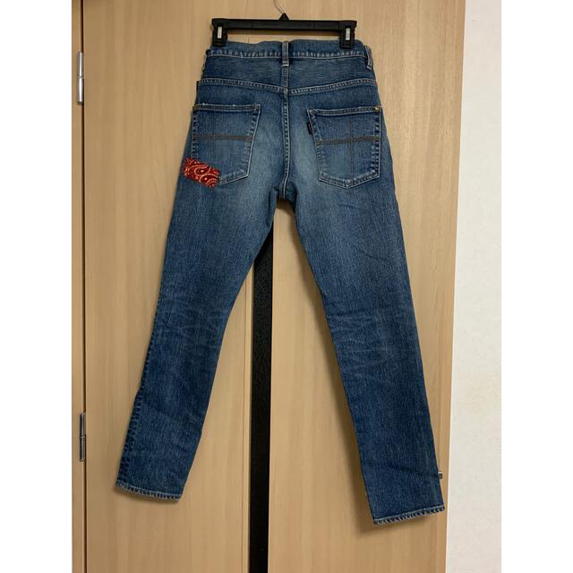 ヴィンテージ復刻 新品 1piu1uguale3バンダナデニムパンツ ジュン