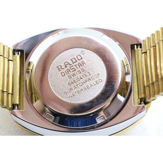 RADO(ラドー)のラドー　ダイヤスター　648.0413.3 デイデイト  カットガラス メンズの時計(腕時計(アナログ))の商品写真