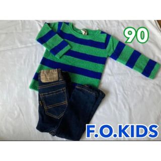 エフオーキッズ(F.O.KIDS)のF.O.KIDS 長袖トップス　長ズボン　2点セット　まとめ売り(パンツ/スパッツ)