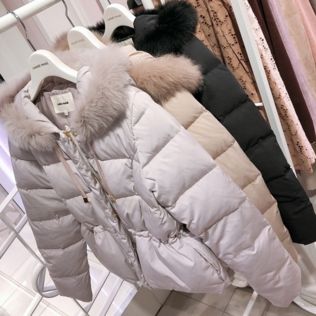 LAISSE PASSE - 新品レッセパッセ♡ペプラムショートダウンコートの
