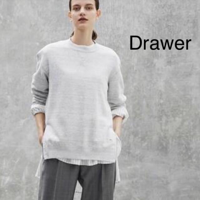 Drawer - ☆専用☆ Drawer コットンカシミヤ裏毛クルーネックプル ...