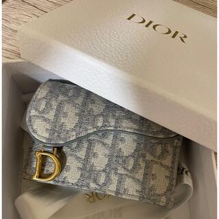 クリスチャンディオール(Christian Dior)の購入者決定済み　ディオール　カードケース　グレー(名刺入れ/定期入れ)