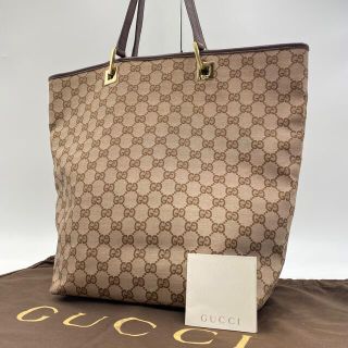 グッチ(Gucci)の✨希少カラー✨グッチ トートバッグ GG柄 ゴールド金具 キャンバス レザー(トートバッグ)