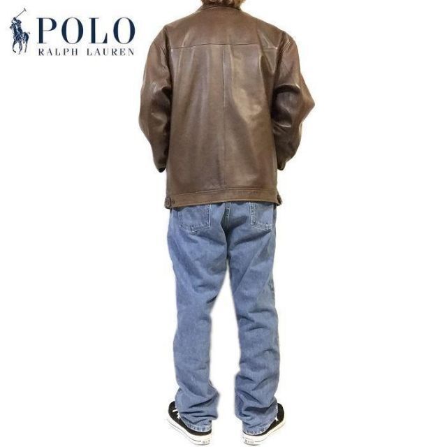 POLO RALPH LAUREN - 良品 ポロ ラルフローレン ラムレザー POLO RALPH LAUREN - 良品 ポロ ラルフローレン ラムレザー