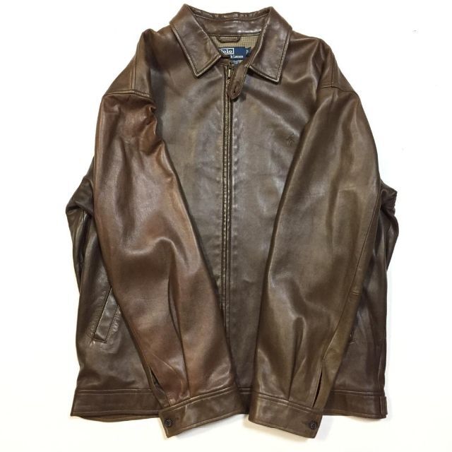 POLO RALPH LAUREN - 良品 ポロ ラルフローレン ラムレザー POLO RALPH LAUREN - 良品 ポロ ラルフローレン ラムレザー
