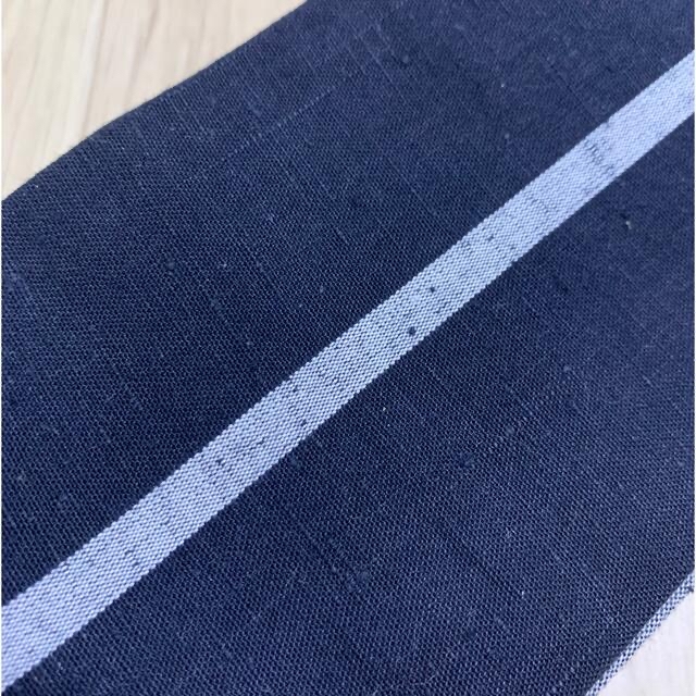 角帯　リバーシブル　濃紺×グレー メンズの水着/浴衣(帯)の商品写真
