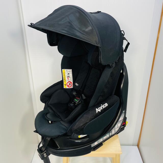 美品】アップリカ フラディアグロウ プレミアム ISOFIX ブラック ftik