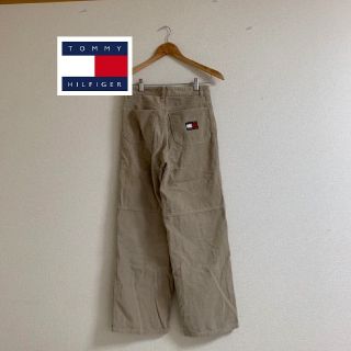 トミーヒルフィガー(TOMMY HILFIGER)のTOMMY HILFIGER ワイドダブルニーコーデュロイパンツ(ワークパンツ/カーゴパンツ)