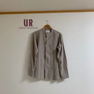 アーバンリサーチドアーズ(URBAN RESEARCH DOORS)のURBAN RESEARCH DOORS ノーカラーシャツ シンプル(シャツ)