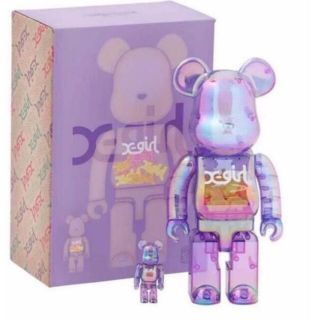 メディコムトイ(MEDICOM TOY)のBE@RBRICK X-girl CLEAR PURPLE100% & 400%(その他)