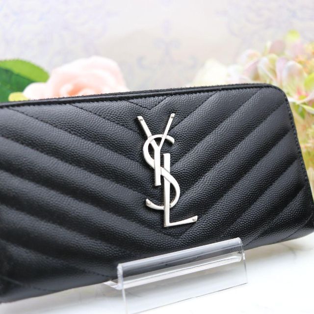 Saint Laurent - 美品 ❣️ イヴ サンローラン キャビアスキン