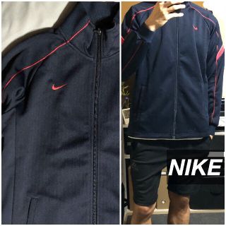 ナイキ(NIKE)のNIKE濃紺ジャージネイビートレーニングトラックジャケットジムメンズ(ジャージ)