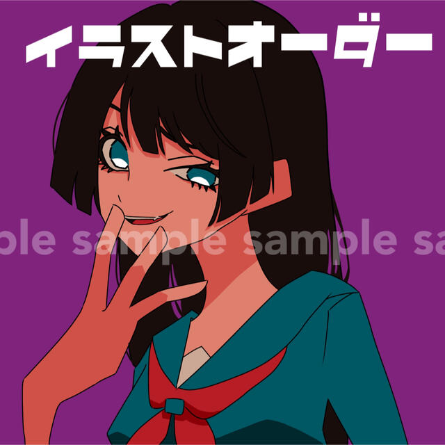 50%OFF】 【アイコンなどに!】イラストオーダー オーダーメイド